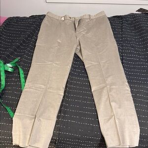 Classic Men's Khaki Chinos with suspender buttons